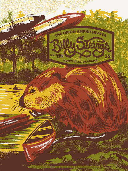 BILLY STRINGS - Huntsville October 25, 2025 Poster