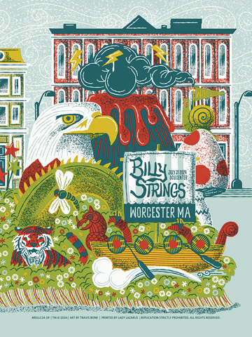 BILLY STRINGS - Worcester July 31, 2024 Poster