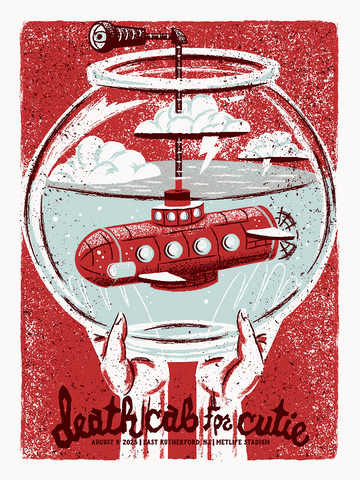 DEATH CAB FOR CUTIE - East Rutherford - 2025 Poster