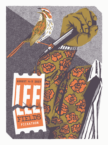 LEE FIELDS - Pickathon 2023 Poster