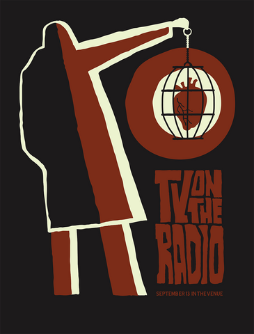TV ON THE RADIO - Salt Lake City 2008 Poster