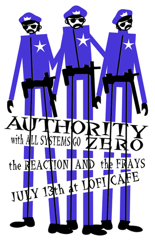 AUTHORITY ZERO - 2004 Poster