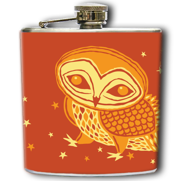 BABY OWL FLASK