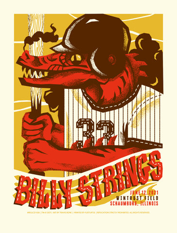 BILLY STRINGS - Schaumburg June 12, 2021 Poster
