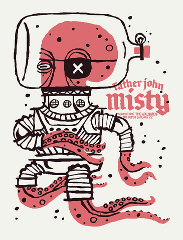 FATHER JOHN MISTY - The Depot 2013 Poster