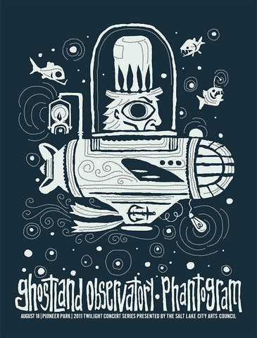 GHOSTLAND OBSERVATORY - 2011 Poster