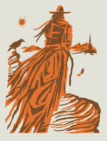 THE GUNSLINGER FOLLOWED  - Ltd. Edition Screen Print