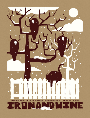 IRON AND WINE - 2007 Poster
