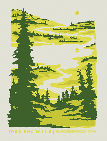 IRON AND WINE - 2012 Poster