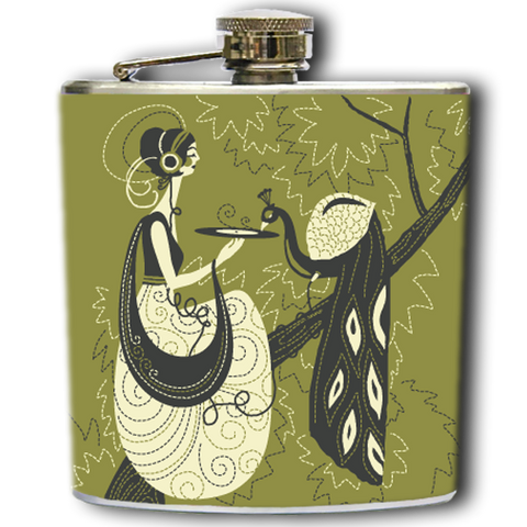 MAIDEN AND THE PEACOCK FLASK