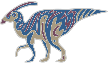 DINOSAURIA PIN SERIES: PARASAUROLOPHUS