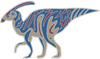 DINOSAURIA PIN SERIES: PARASAUROLOPHUS
