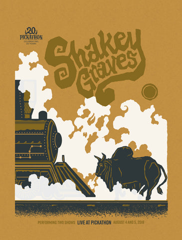 SHAKEY GRAVES - Pickathon 2018 Poster