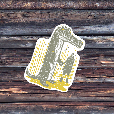 Gator and Friend Vinyl Sticker