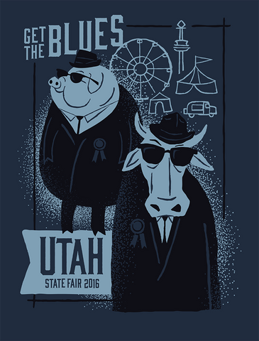 UTAH STATE FAIR 2016 - Ltd. Edition Screen Printed Poster