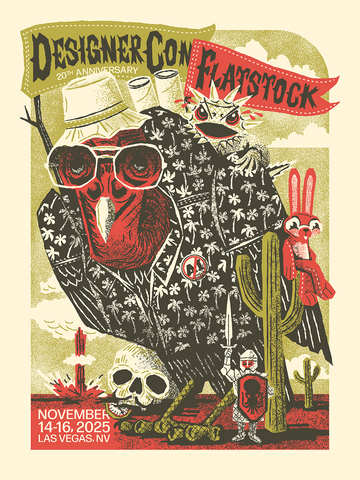 FLATSTOCK DESIGNERCON 2025 Poster