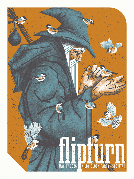 FLIPTURN - Kilby Block Party 2026 Poster