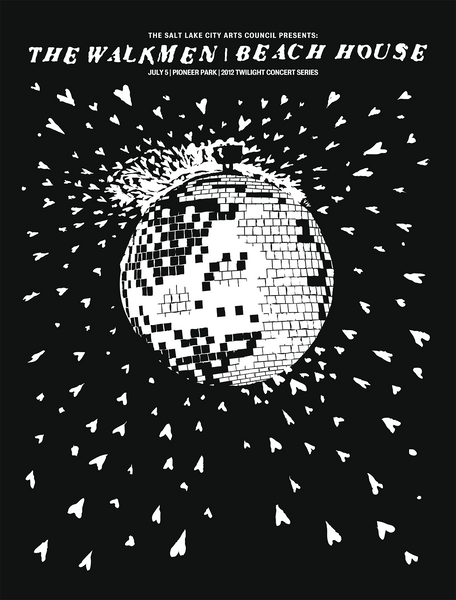 BEACH HOUSE | THE WALKMEN - 2012 Poster