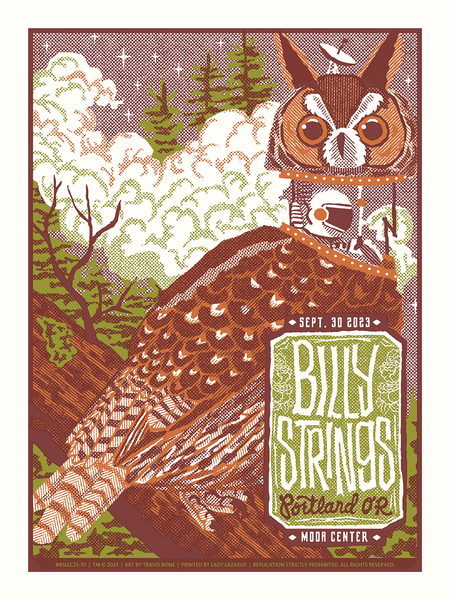 BILLY STRINGS - Portland September 30, 2023 Poster