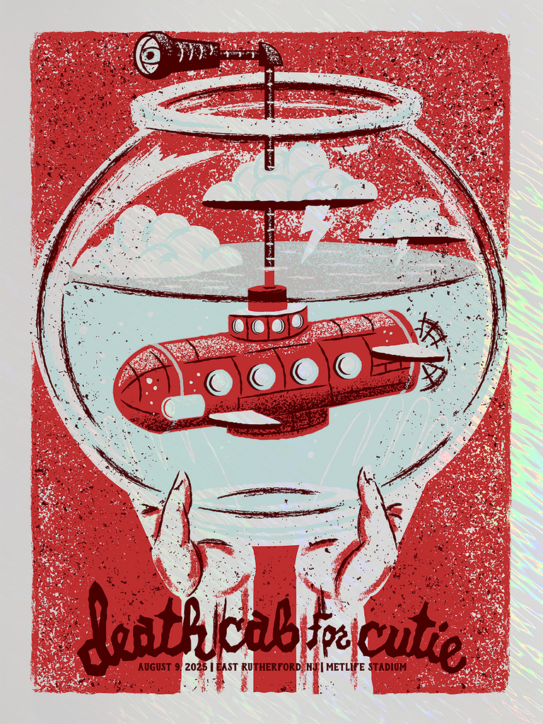 DEATH CAB FOR CUTIE - East Rutherford - 2025 Poster