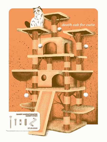 DEATH CAB FOR CUTIE - Sandy - 2026 Poster