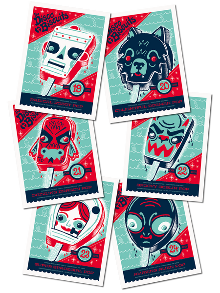 The DISCO BISCUITS - Ardmore - 2025 Posters (Collect All 6 in Standard or Frosted Foil)