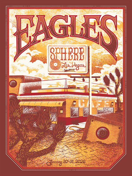 EAGLES - Sphere - Jan. 30-31, 2026 - Poster