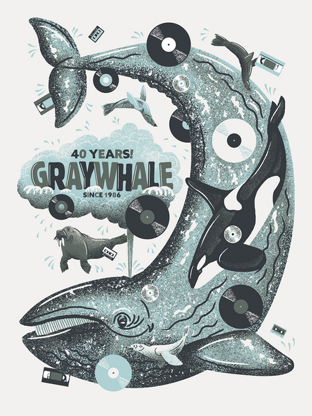 GRAYWHALE - 40th Anniversary Poster