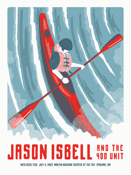 JASON ISBELL and the 400 Unit - Spokane 2023 Poster