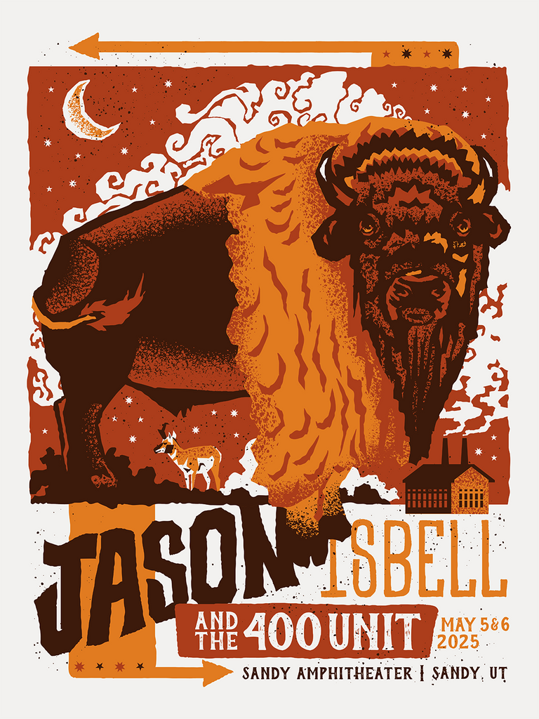 JASON ISBELL and the 400 Unit - Sandy 2025 Poster | Furturtle Show JASON ISBELL and the 400 Unit - Sandy 2025 Poster | Furturtle Show