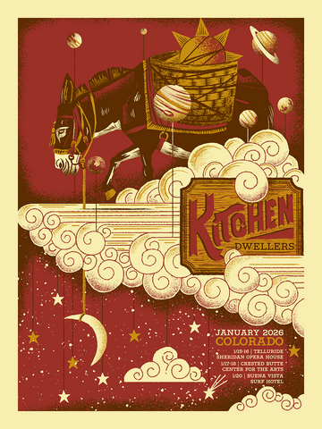 KITCHEN DWELLERS - Ski Tour, CO 2026 Poster