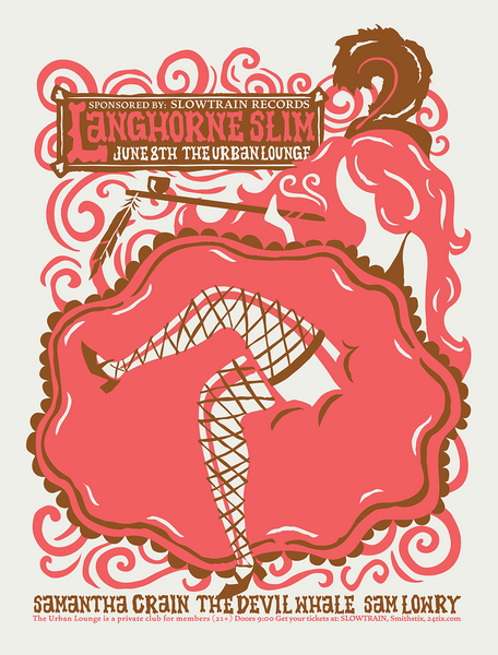 LANGHORNE SLIM - Urban Lounge June 2009 Poster