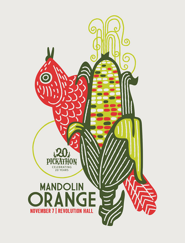 MANDOLIN ORANGE - Revolution Hall 2017 Poster