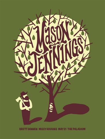 MASON JENNINGS - The Paladium 2008 Poster