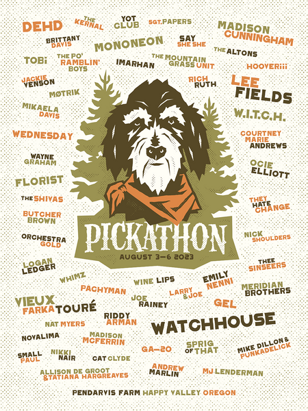 PICKATHON 2023 Festival Poster