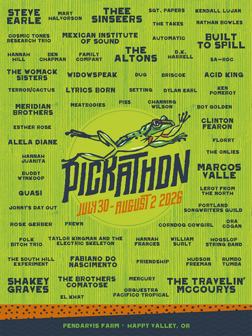 PICKATHON 2026 Festival Poster