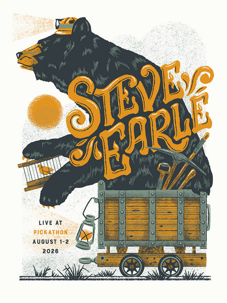 STEVE EARLE - Pickathon 2026 Poster