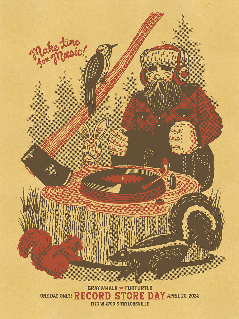RECORD STORE DAY - 2024 - Poster | Furturtle Show Prints