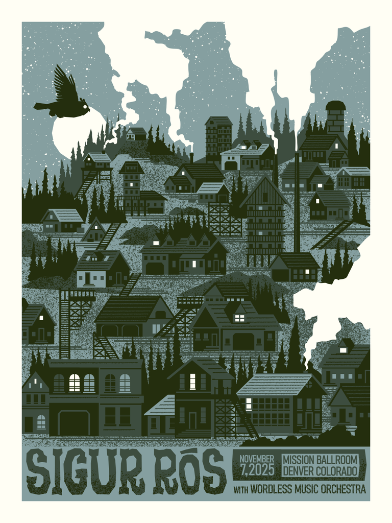 SIGUR ROS with Wordless Music Orchestra - Denver, CO 2025 Poster SIGUR ROS with Wordless Music Orchestra - Denver, CO 2025 Poster