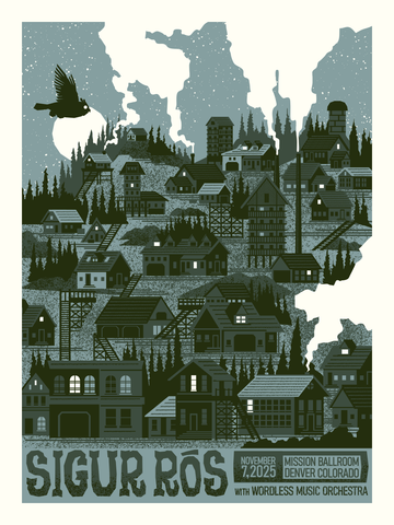 SIGUR ROS with Wordless Music Orchestra - Denver, CO 2025 Poster