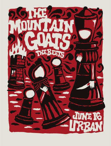 the MOUNTAIN GOATS - 2010 Poster