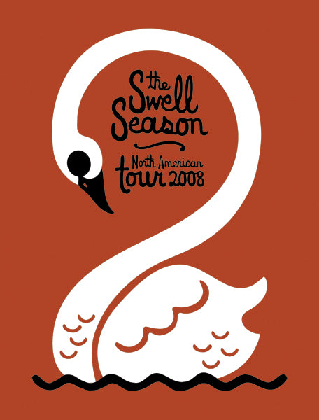 the SWELL SEASON - North American Tour 2008 Poster