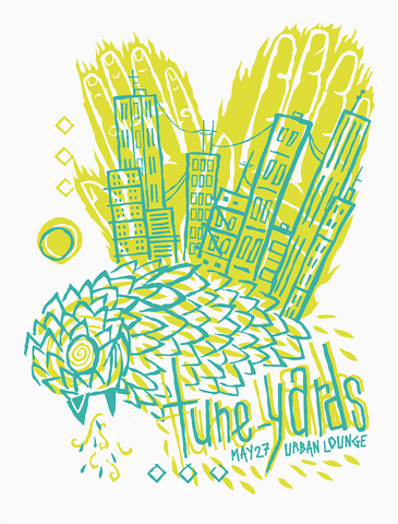 TUNE-YARDS - Urban Lounge 2014 Poster