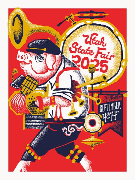 UTAH STATE FAIR 2025 - Ltd. Edition Screen Printed Poster