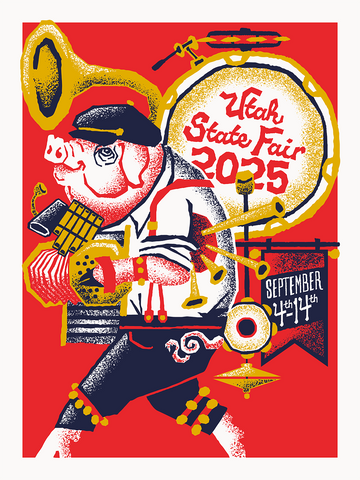 UTAH STATE FAIR 2025 - Ltd. Edition Screen Printed Poster