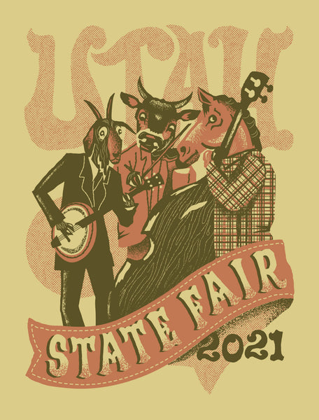 UTAH STATE FAIR 2021 - Ltd. Edition Screen Printed Poster