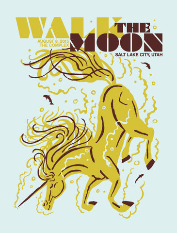 WALK THE MOON - Salt Lake City 2015 Poster