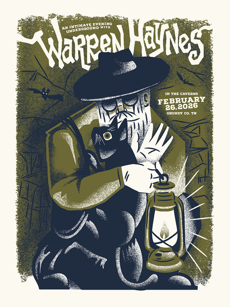 WARREN HAYNES- The Caverns, TN - 2026 Poster