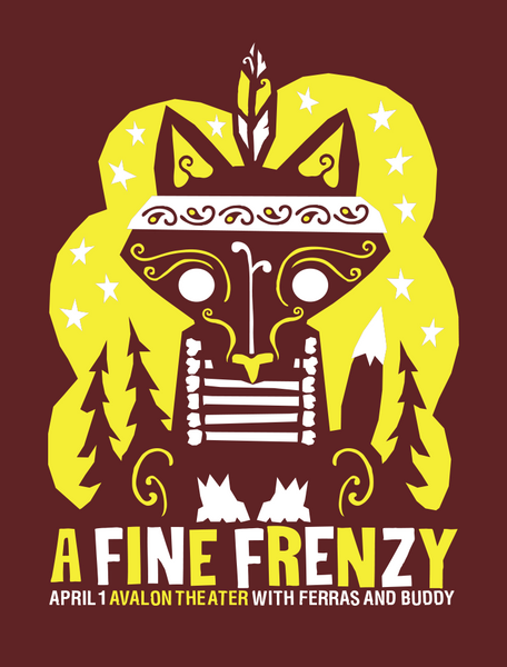 A FINE FRENZY - 2008 Poster