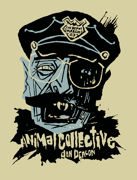 ANIMAL COLLECTIVE with Dan Deacon - 2013 Poster